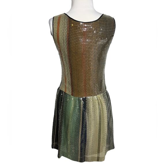 Etro sequin plaid dress Sz 42 - Picture 2 of 6